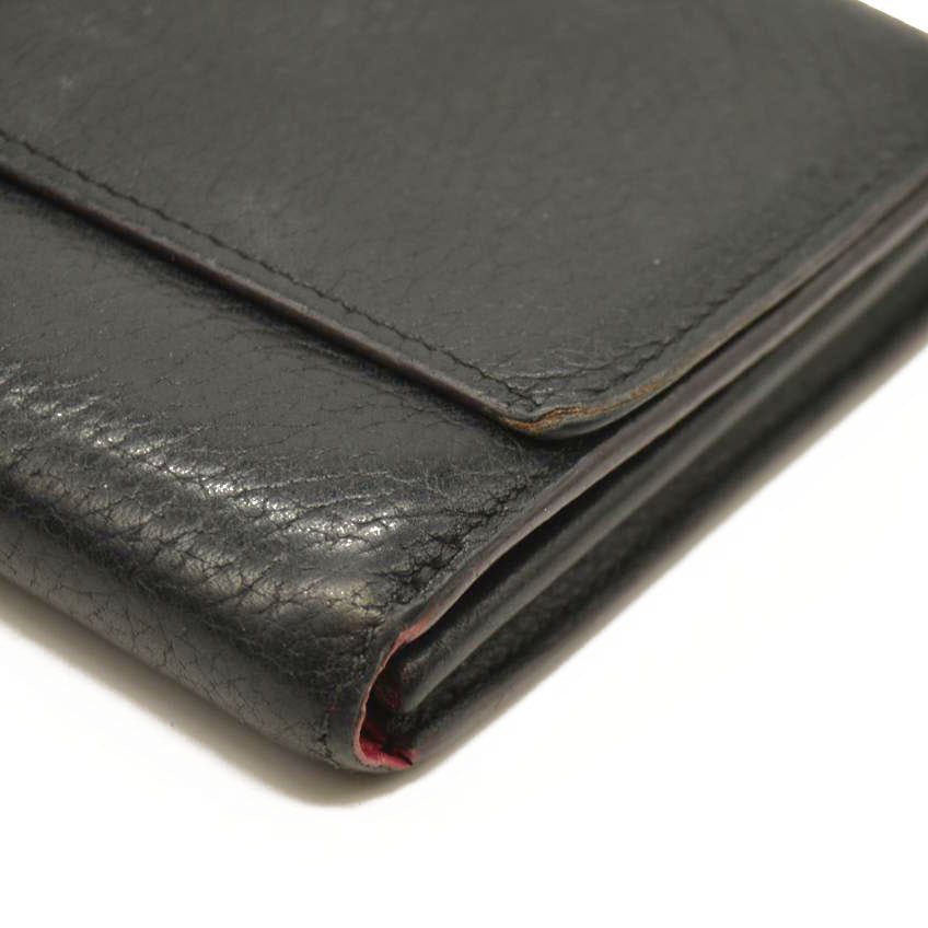 $1550 Louis Vuitton Taurillon Capucines Wallet Black MI0176