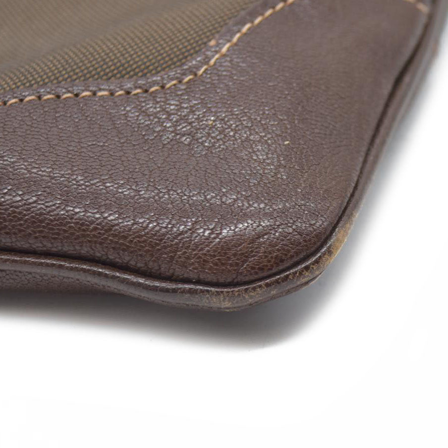 CONSIGNMENT Prada Canapa Logo Jacquard Messenger Bag