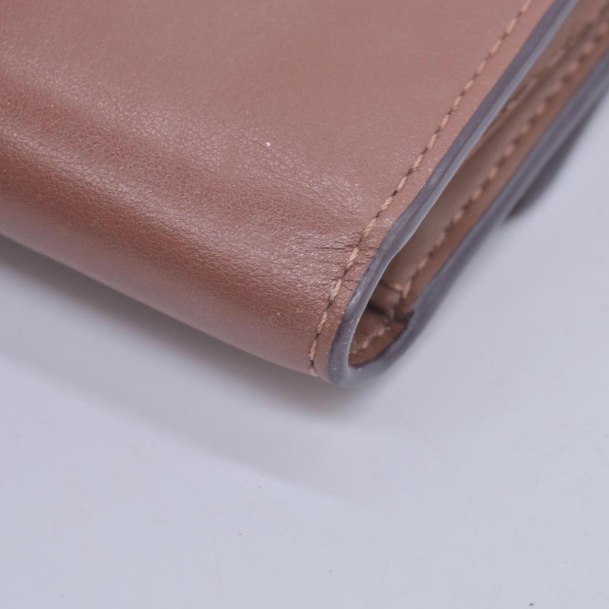 Coach Saffiano Tan Trifold Cross-grain Leather Wallet