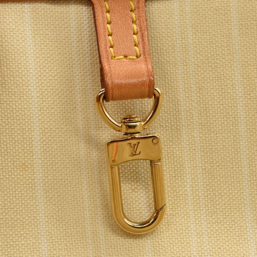 USED Louis Vuitton Monogram Giant By The Pool Neverfull MM Blue