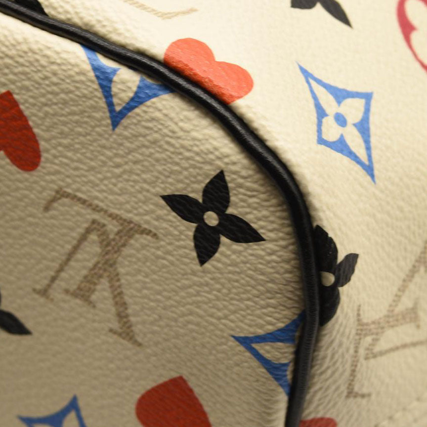 LOUIS VUITTON Game On Neverfull MM White