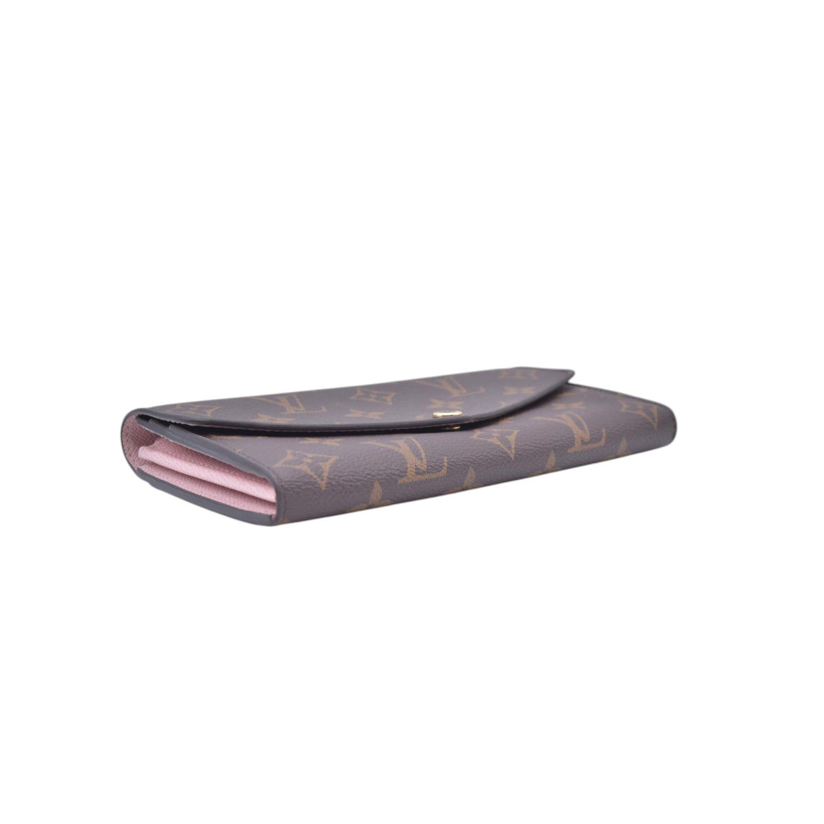 $800 LOUIS VUITTON Portefeuille Sarah Monogram Long Wallet M62235 Rose Ballerine