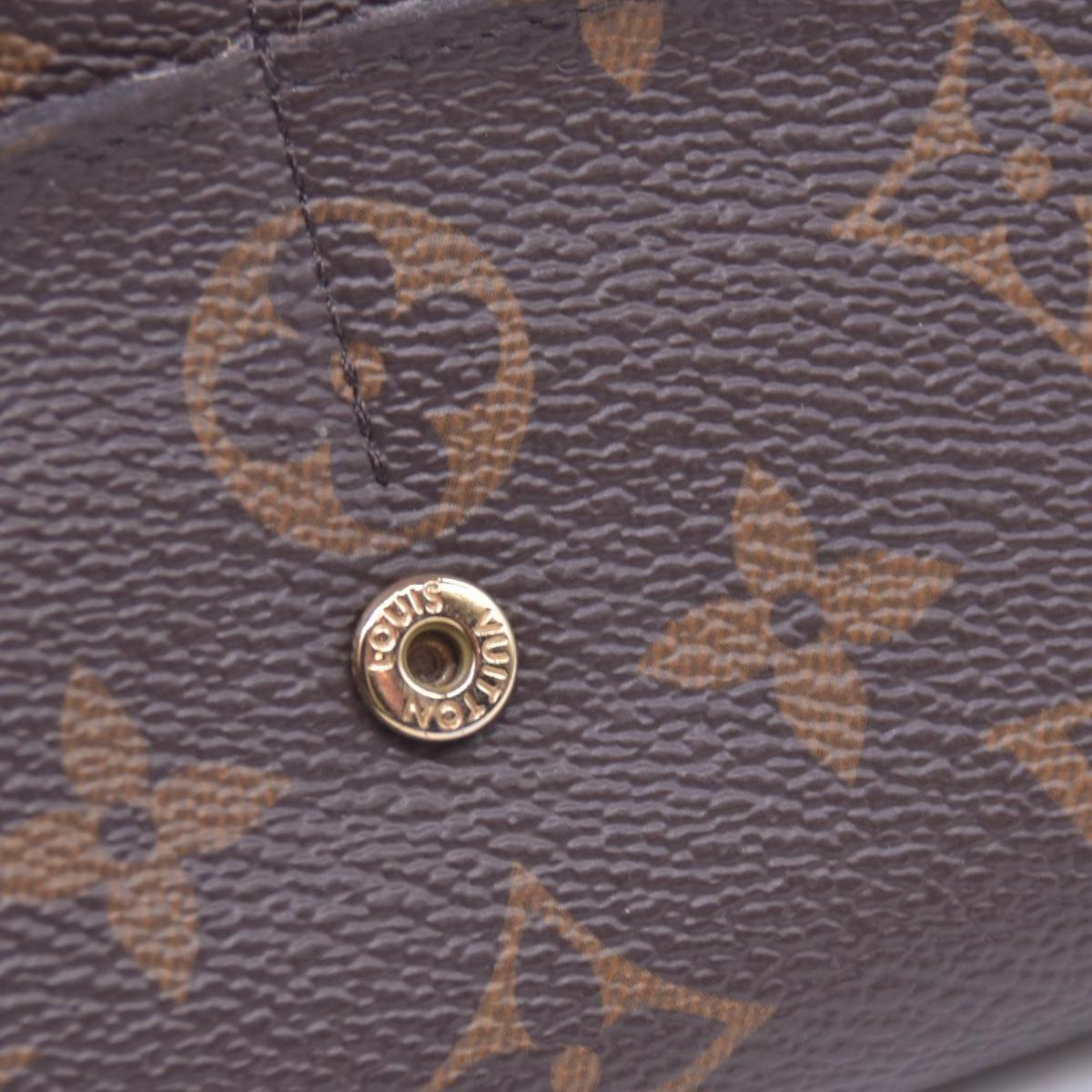 $800 LOUIS VUITTON Portefeuille Sarah Monogram Long Wallet M62235 Rose Ballerine