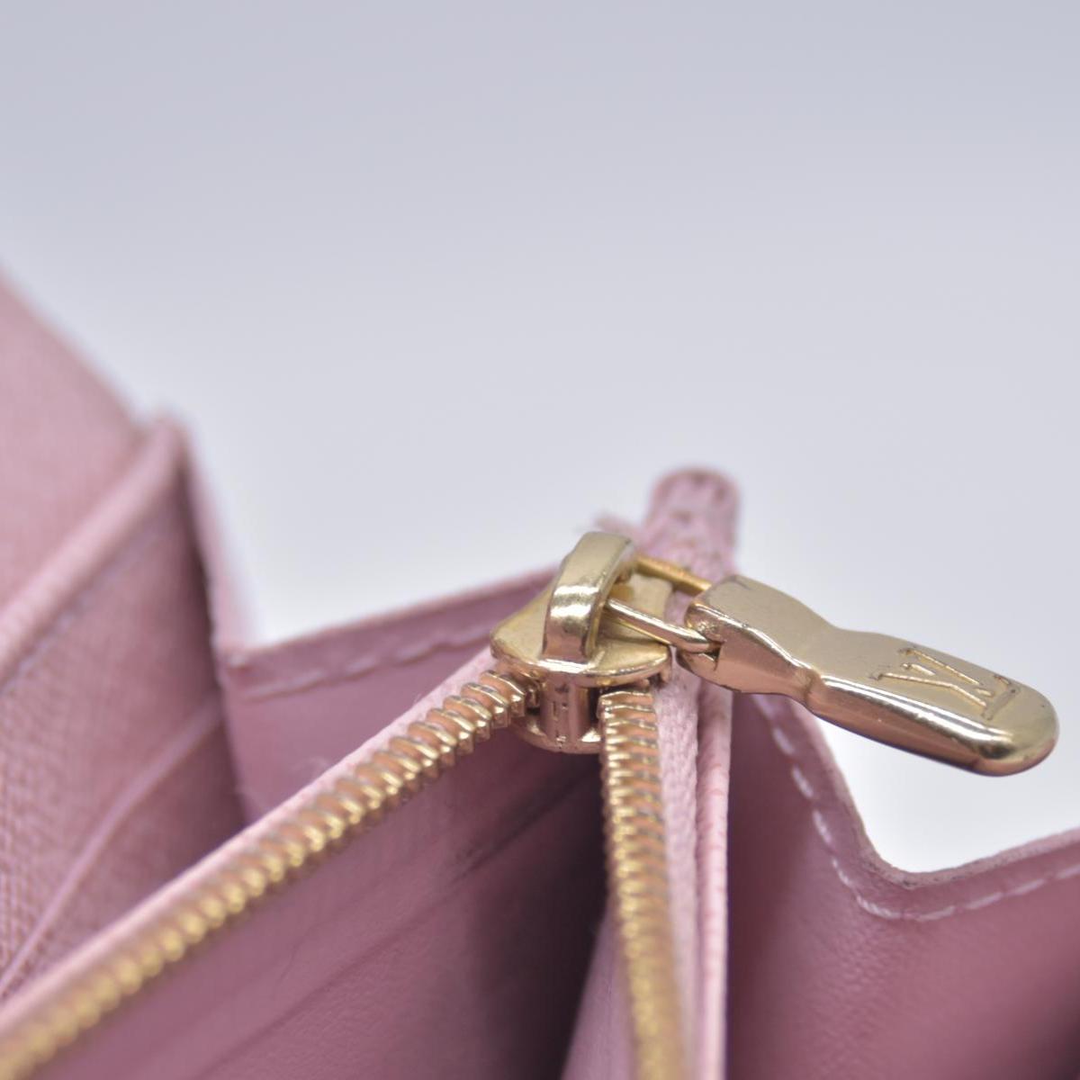 $800 LOUIS VUITTON Portefeuille Sarah Monogram Long Wallet M62235 Rose Ballerine