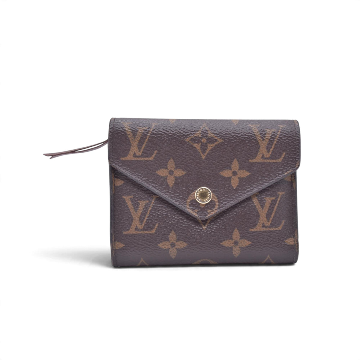 $570 2020 LOUIS VUITTON Monogram Victorine Wallet Brown TH0250 10021363