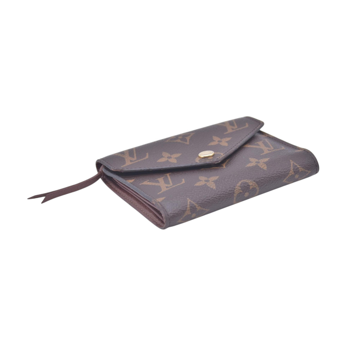 $570 2020 LOUIS VUITTON Monogram Victorine Wallet Brown TH0250 10021363