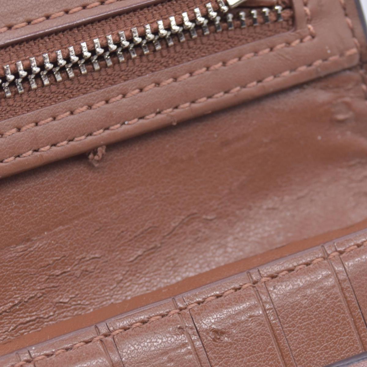 Coach Saffiano Tan Trifold Cross-grain Leather Wallet