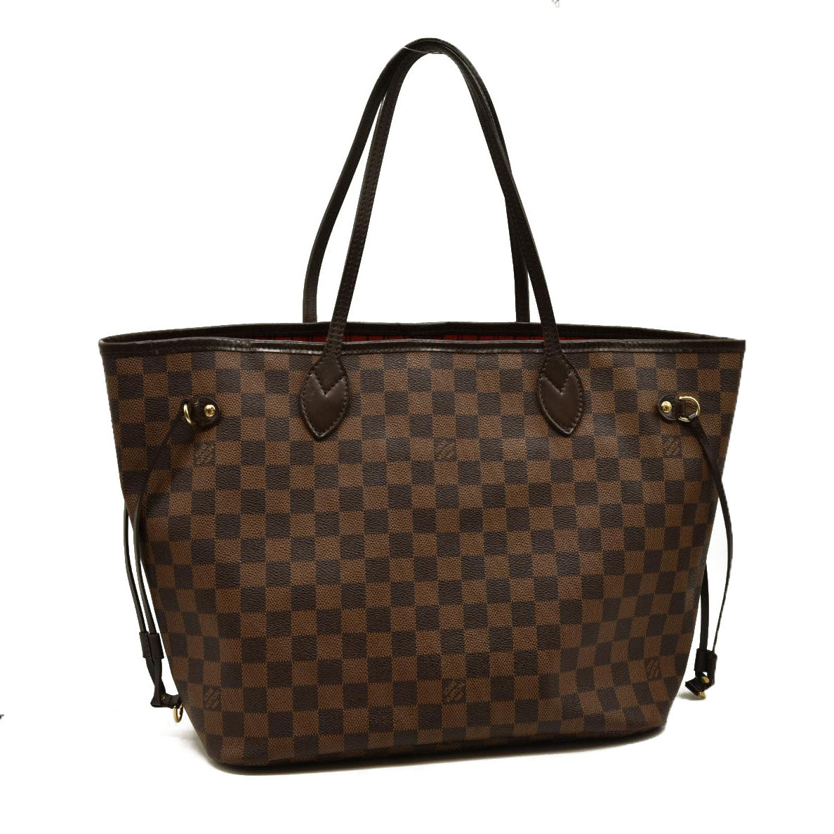 LOUIS VUITTON Damier Ebene Neverfull MM Minor Opening Wear