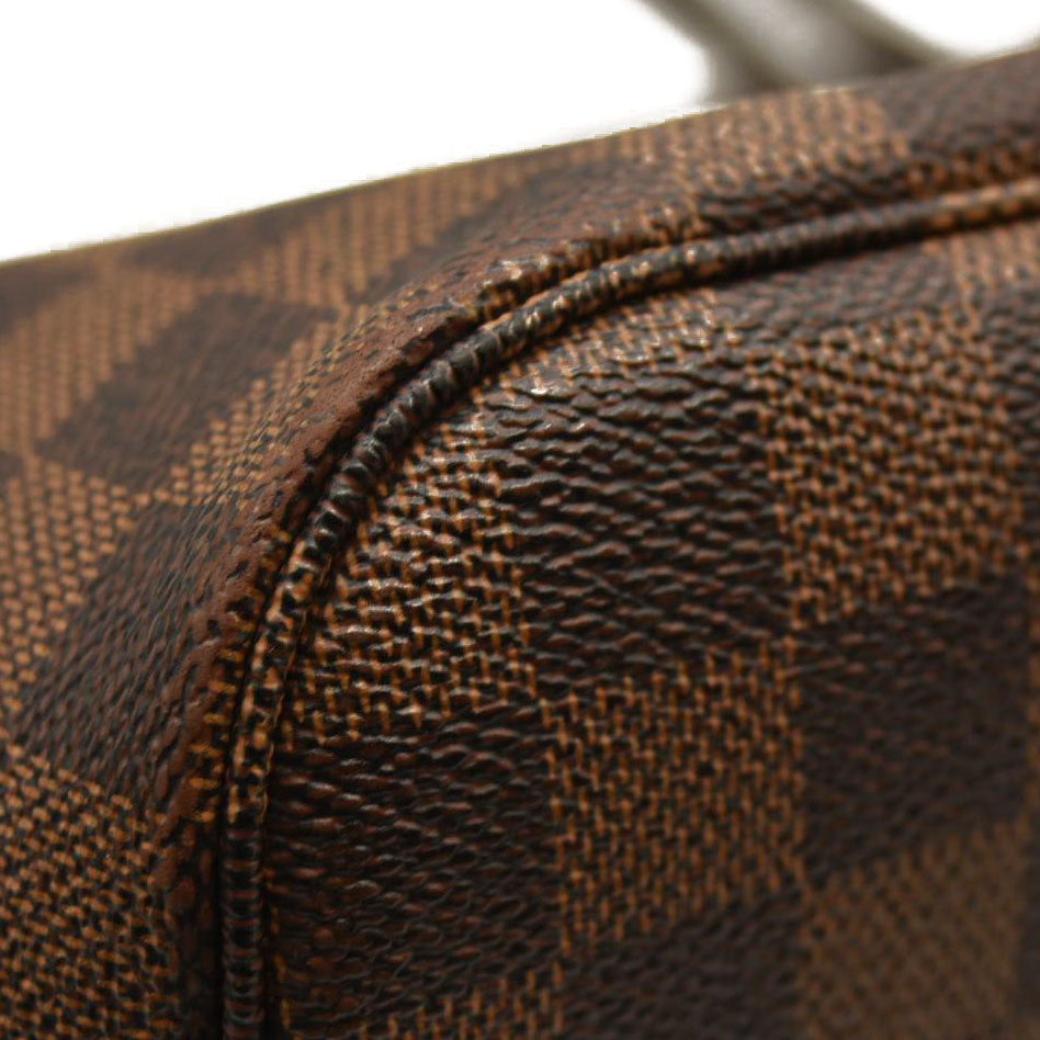 LOUIS VUITTON Damier Ebene Neverfull MM Minor Opening Wear