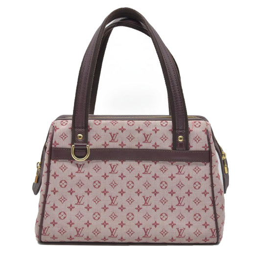 $1100 CONSIGNMENT LOUIS VUITTON Monogram Mini Lin Josephine Boston Bag