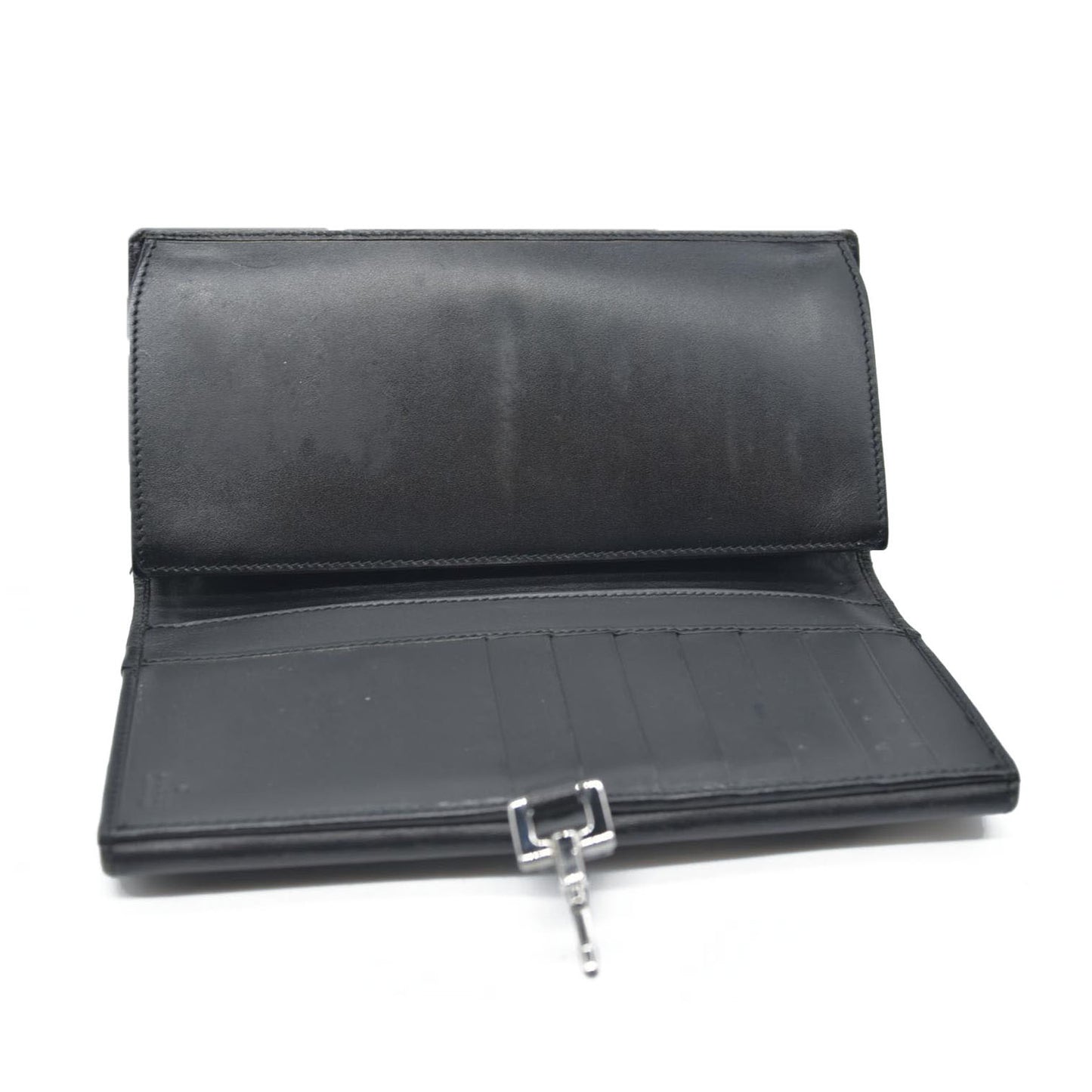$770 Gucci GG Nylon Nylon French Purse