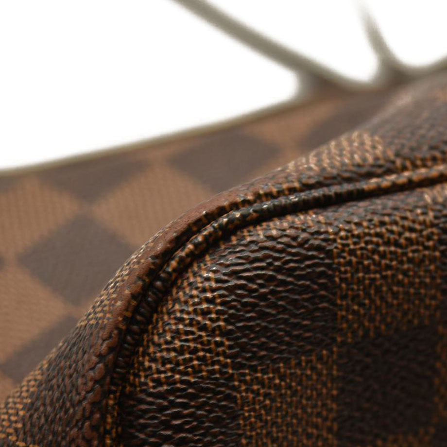 LOUIS VUITTON Damier Ebene Neverfull MM Minor Opening Wear