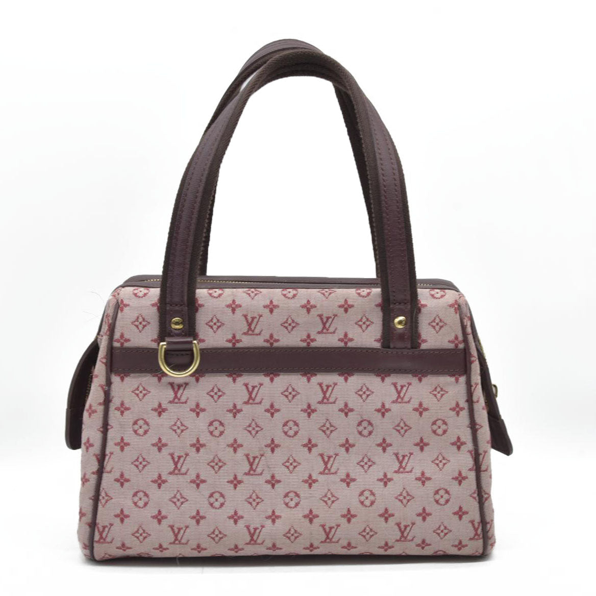 $1100 CONSIGNMENT LOUIS VUITTON Monogram Mini Lin Josephine Boston Bag