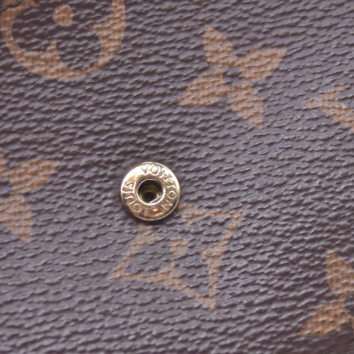 $570 2020 LOUIS VUITTON Monogram Victorine Wallet Brown TH0250 10021363