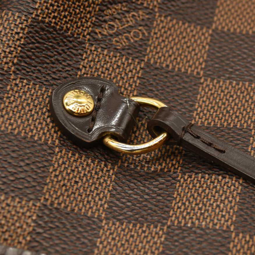 LOUIS VUITTON Damier Ebene Neverfull MM Minor Opening Wear