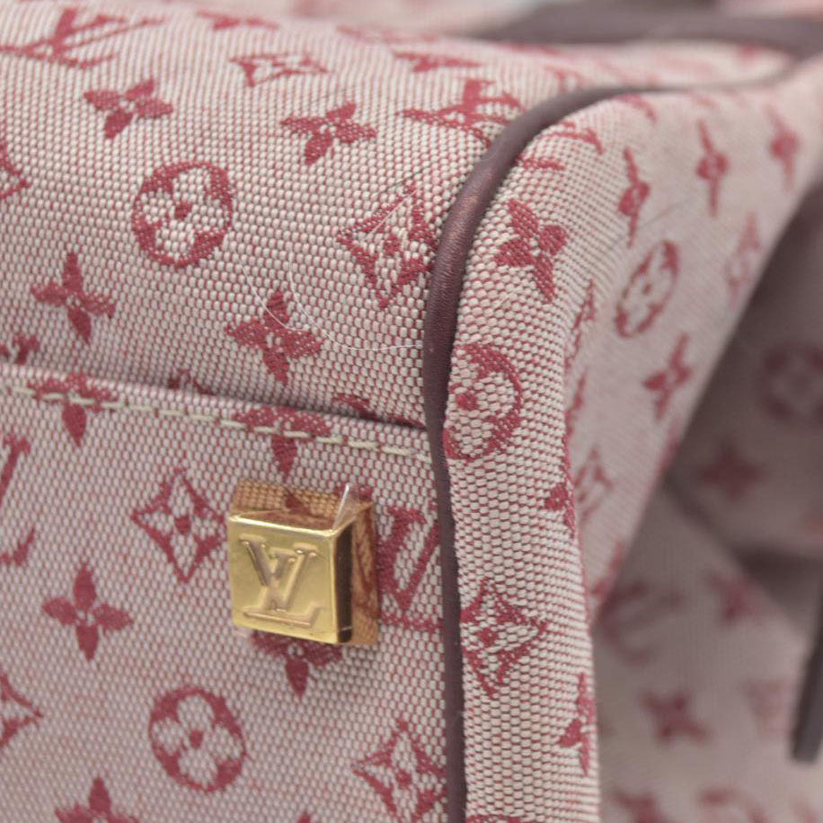 $1100 CONSIGNMENT LOUIS VUITTON Monogram Mini Lin Josephine Boston Bag