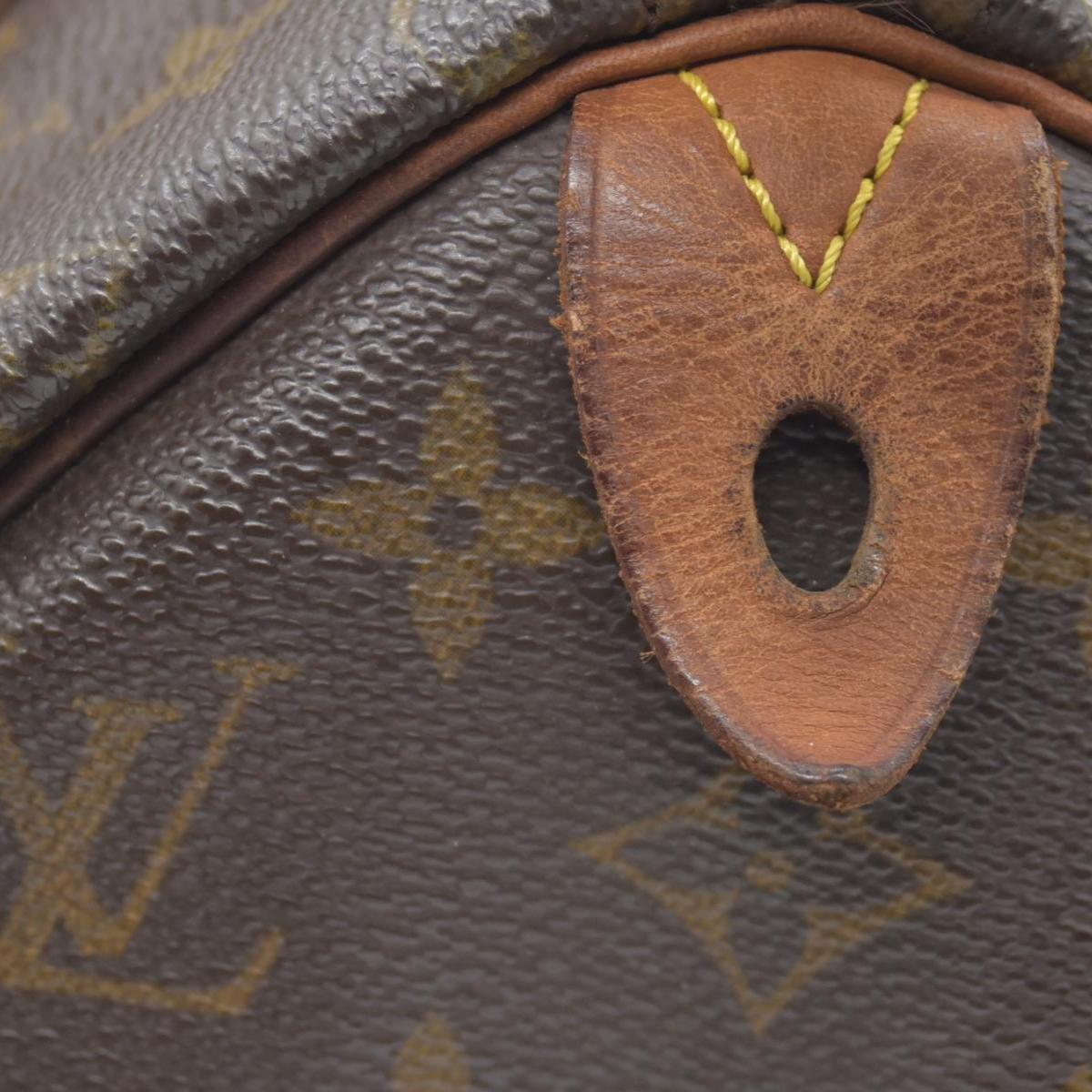 $1490 1999 Louis Vuitton Speedy 25 Handbag Monogram Brown SP0999