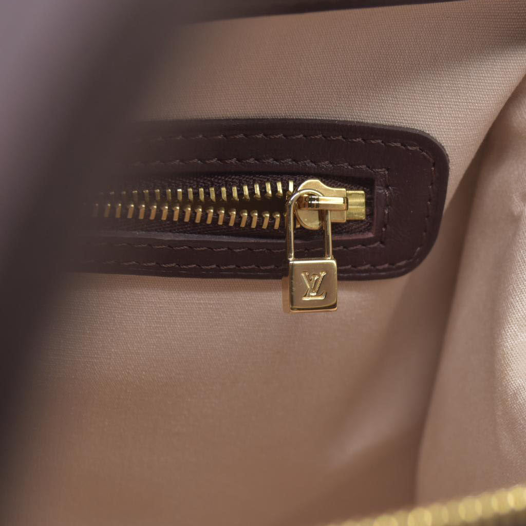 $1100 CONSIGNMENT LOUIS VUITTON Monogram Mini Lin Josephine Boston Bag