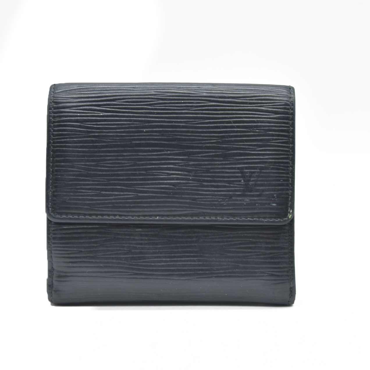 AUCTION $650Louis Vuitton Epi Porte Feiulle Elise Credit Leather Trifold Wallet SP0676
