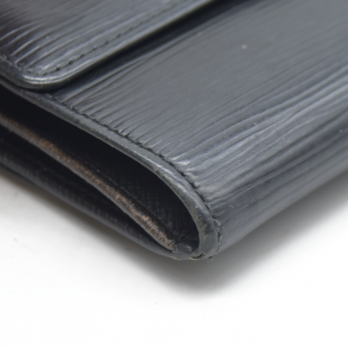 AUCTION $650Louis Vuitton Epi Porte Feiulle Elise Credit Leather Trifold Wallet SP0676