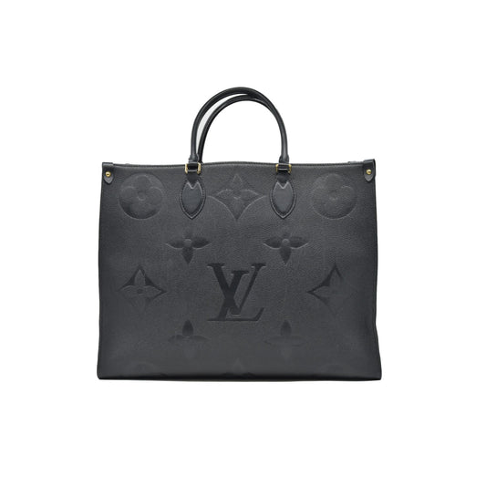 $3650 Louis Vuitton  LV Monogram OnTheGo GM Black