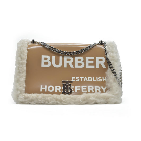 Burberry Shearling Trim Lola Bag CONSIGNMENT