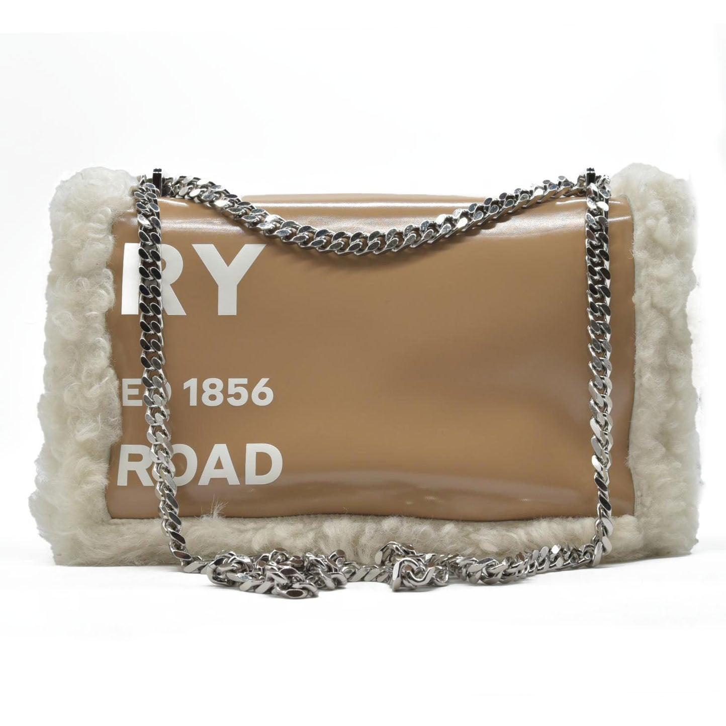 Burberry Shearling Trim Lola Bag CONSIGNMENT