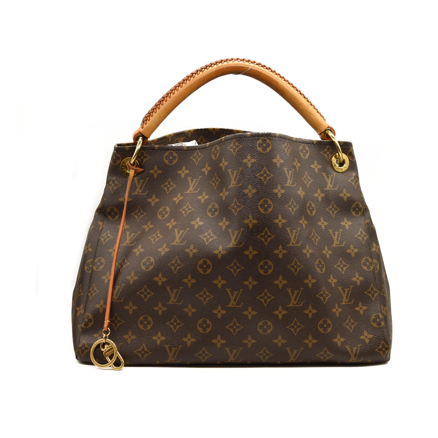 LOUIS VUITTON  Artsy MM Monogram Canvas Hobo Bag Brown