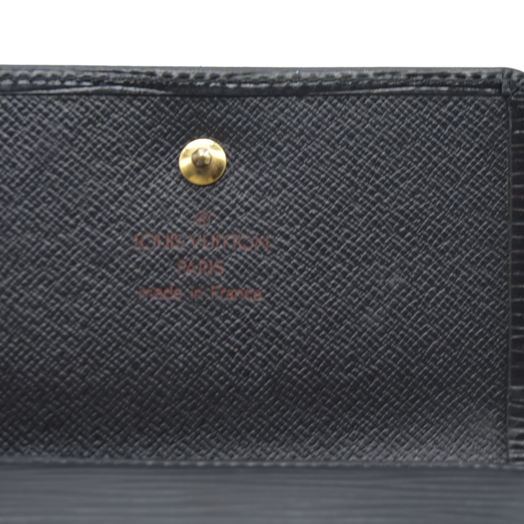 AUCTION $650Louis Vuitton Epi Porte Feiulle Elise Credit Leather Trifold Wallet SP0676