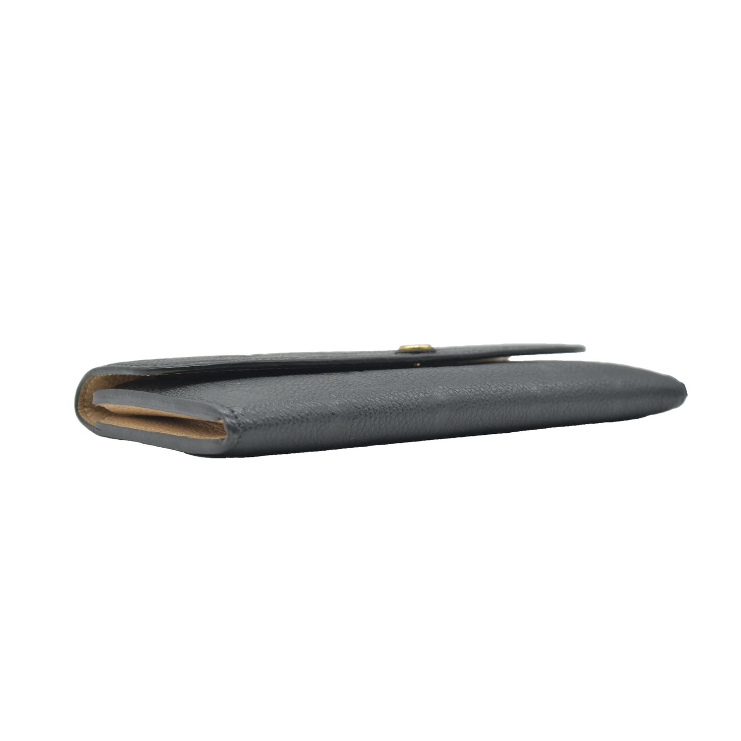 $800 2017 Louis Vuitton Empreinte Emilie Wallet Black Dune CA1127