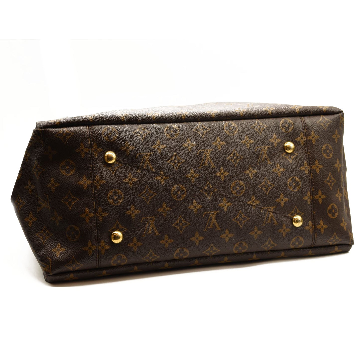 LOUIS VUITTON  Artsy MM Monogram Canvas Hobo Bag Brown