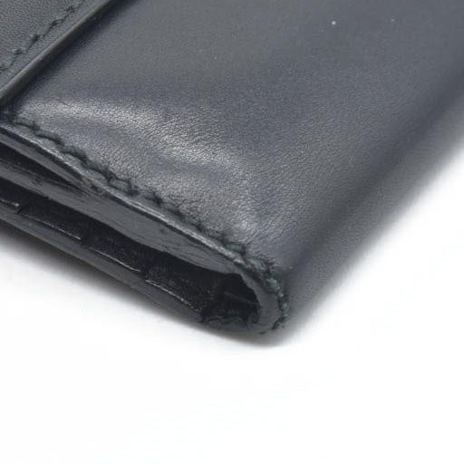 $590 Gucci Vintage Horsebit Bifold Wallet Leather Black