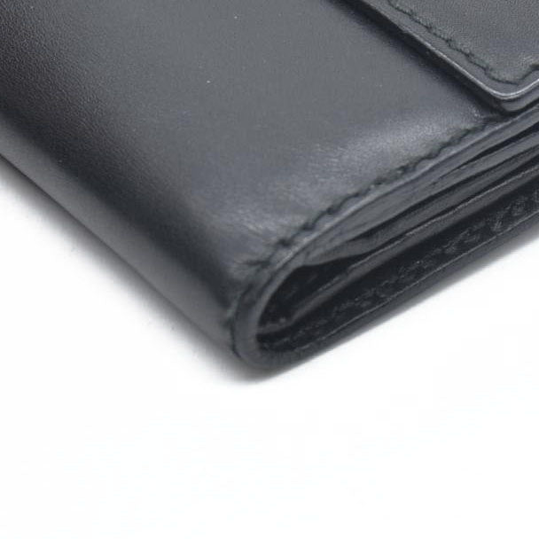 $590 Gucci Vintage Horsebit Bifold Wallet Leather Black