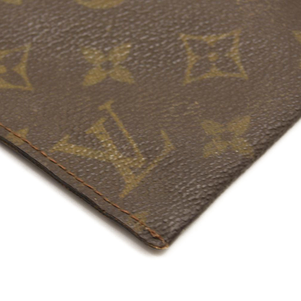 LOUIS VUITTON Monogram Poche Plate Envelope Clutch