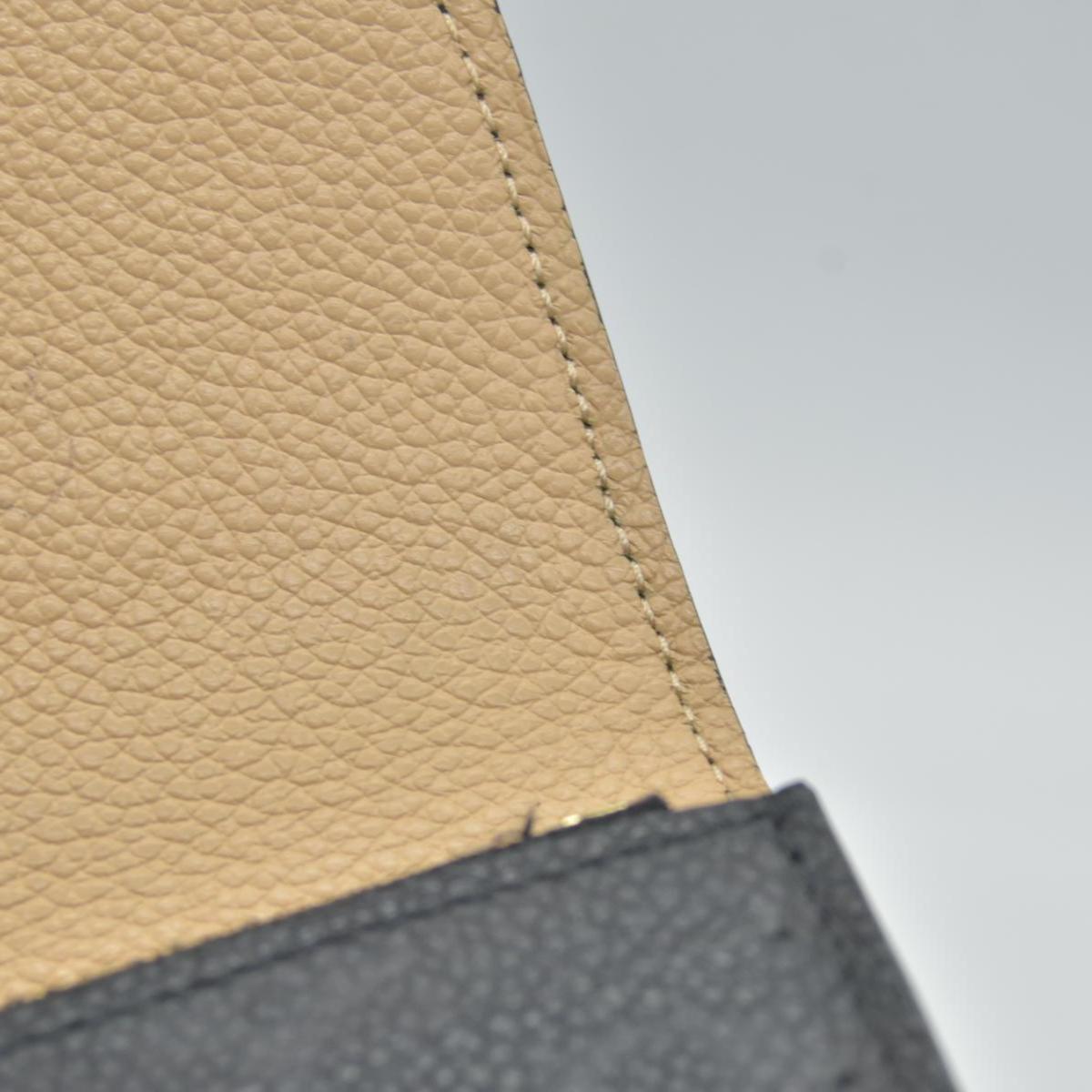 $800 2017 Louis Vuitton Empreinte Emilie Wallet Black Dune CA1127