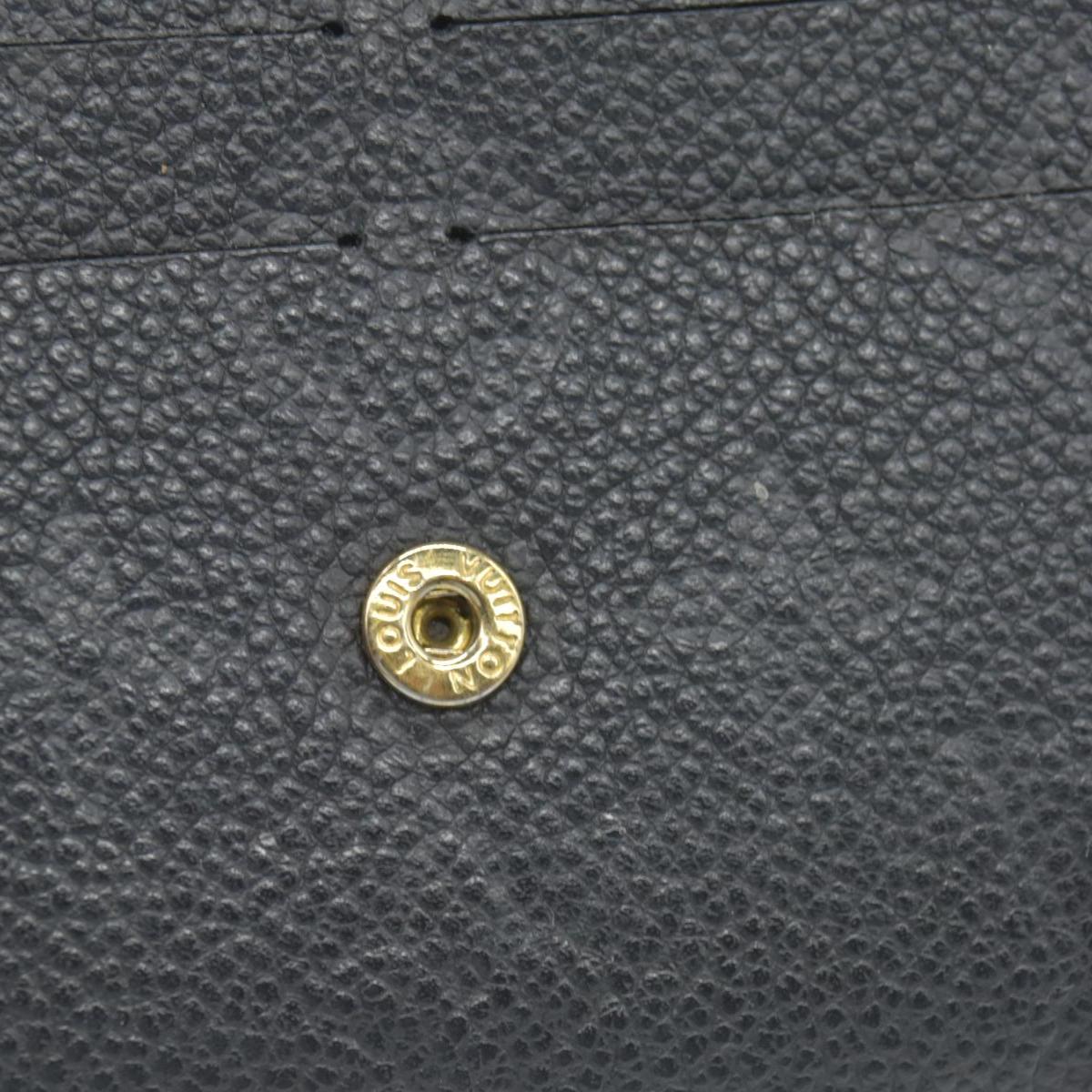 $800 2017 Louis Vuitton Empreinte Emilie Wallet Black Dune CA1127