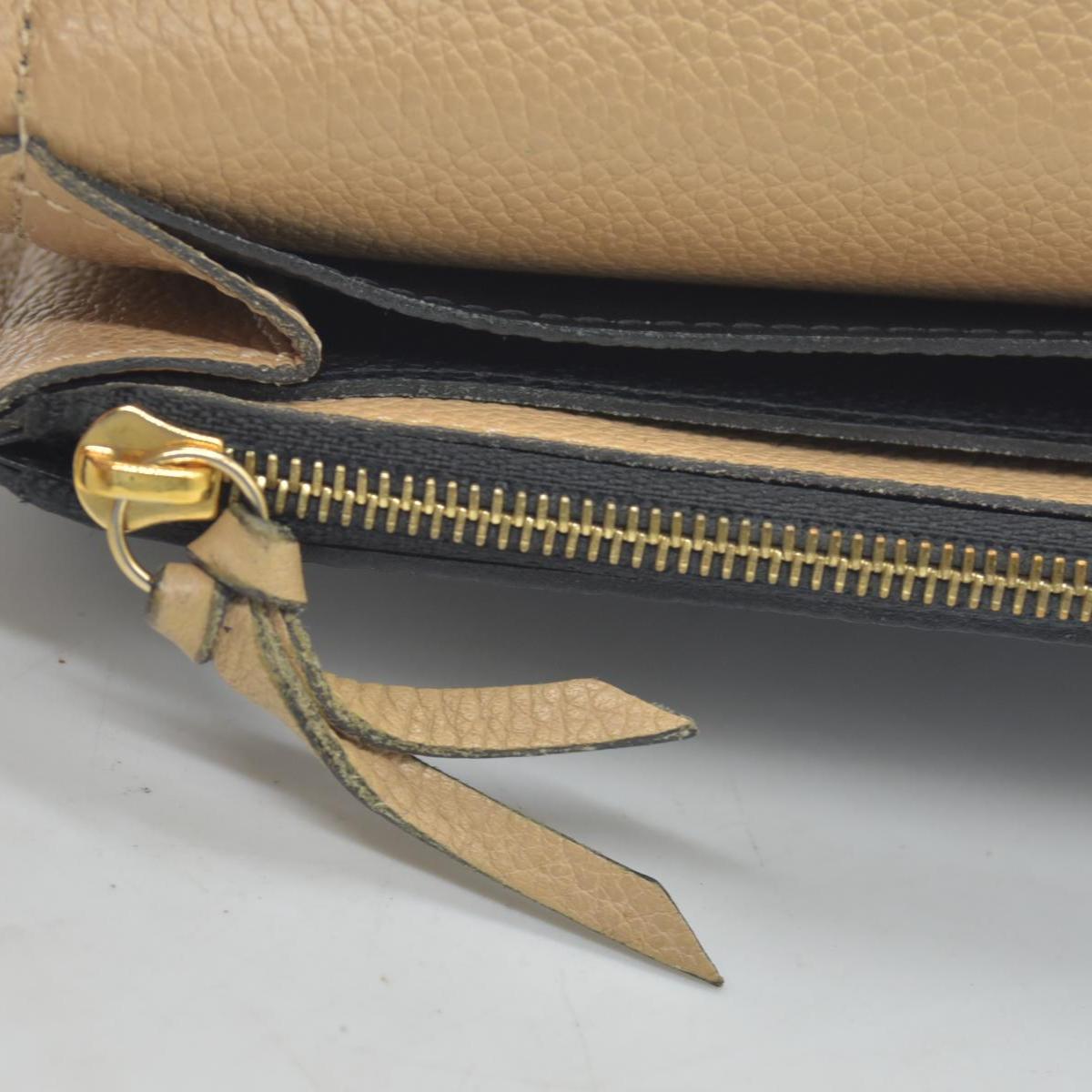 $800 2017 Louis Vuitton Empreinte Emilie Wallet Black Dune CA1127