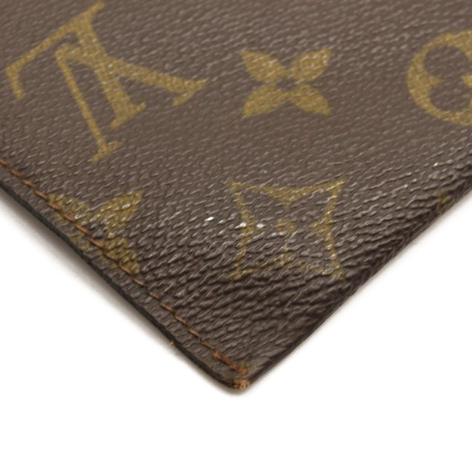 LOUIS VUITTON Monogram Poche Plate Envelope Clutch