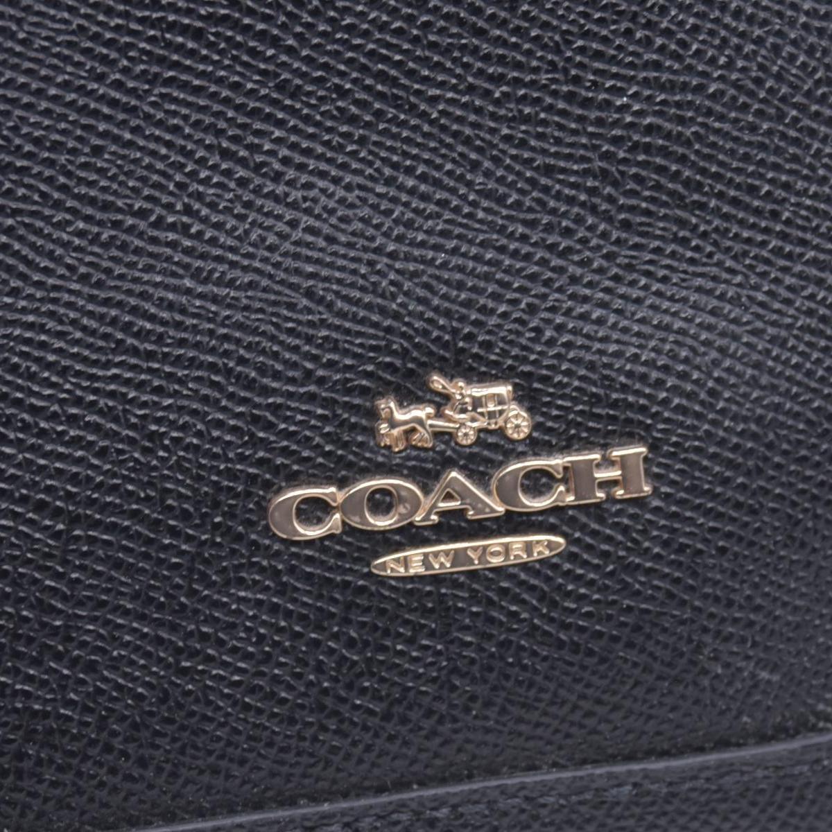 $450 Coach  Leather Top Handle Bag Black CONSIGNMENT