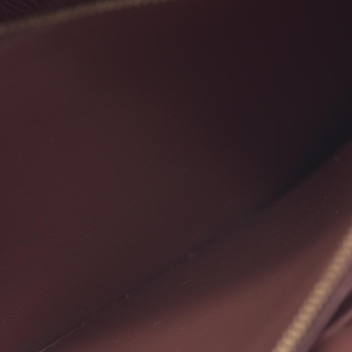 $790 LOUIS VUITTON Monogram Envelope Portefeuille Sarah Wallet Brown 10021369
