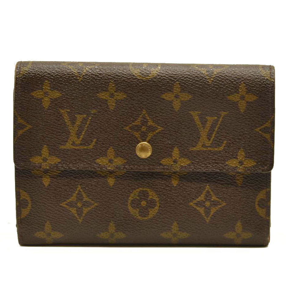 Louis Vuitton  Monogram Porte Tresor Etui Papiers Wallet MB0092