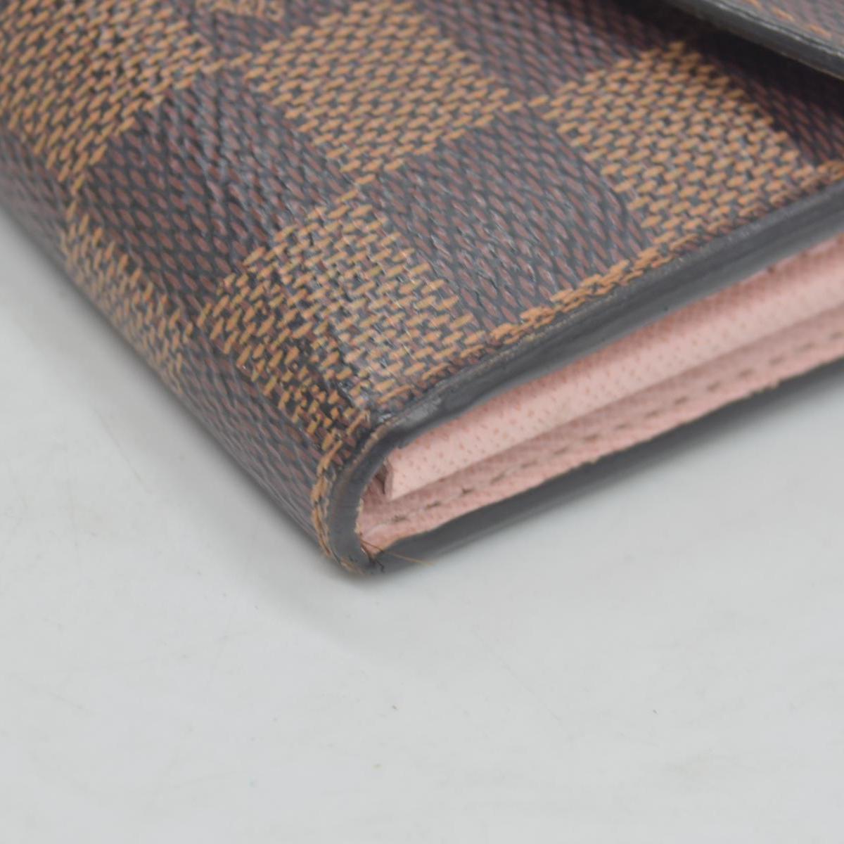 $775 2019 Louis Vuitton Damier Portefeuille Sarah Rose Ballerine Long Wallet CA4129