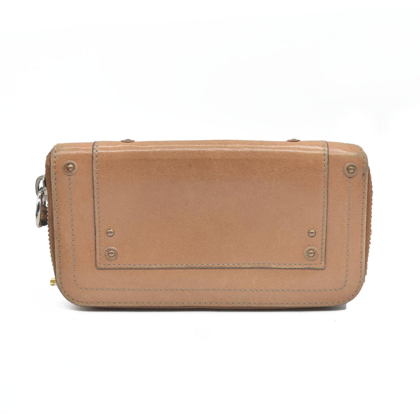 Chloe Paddington Beige Leather Long Wallet