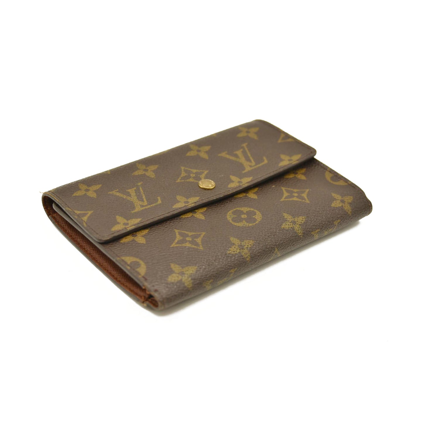 Louis Vuitton  Monogram Porte Tresor Etui Papiers Wallet MB0092