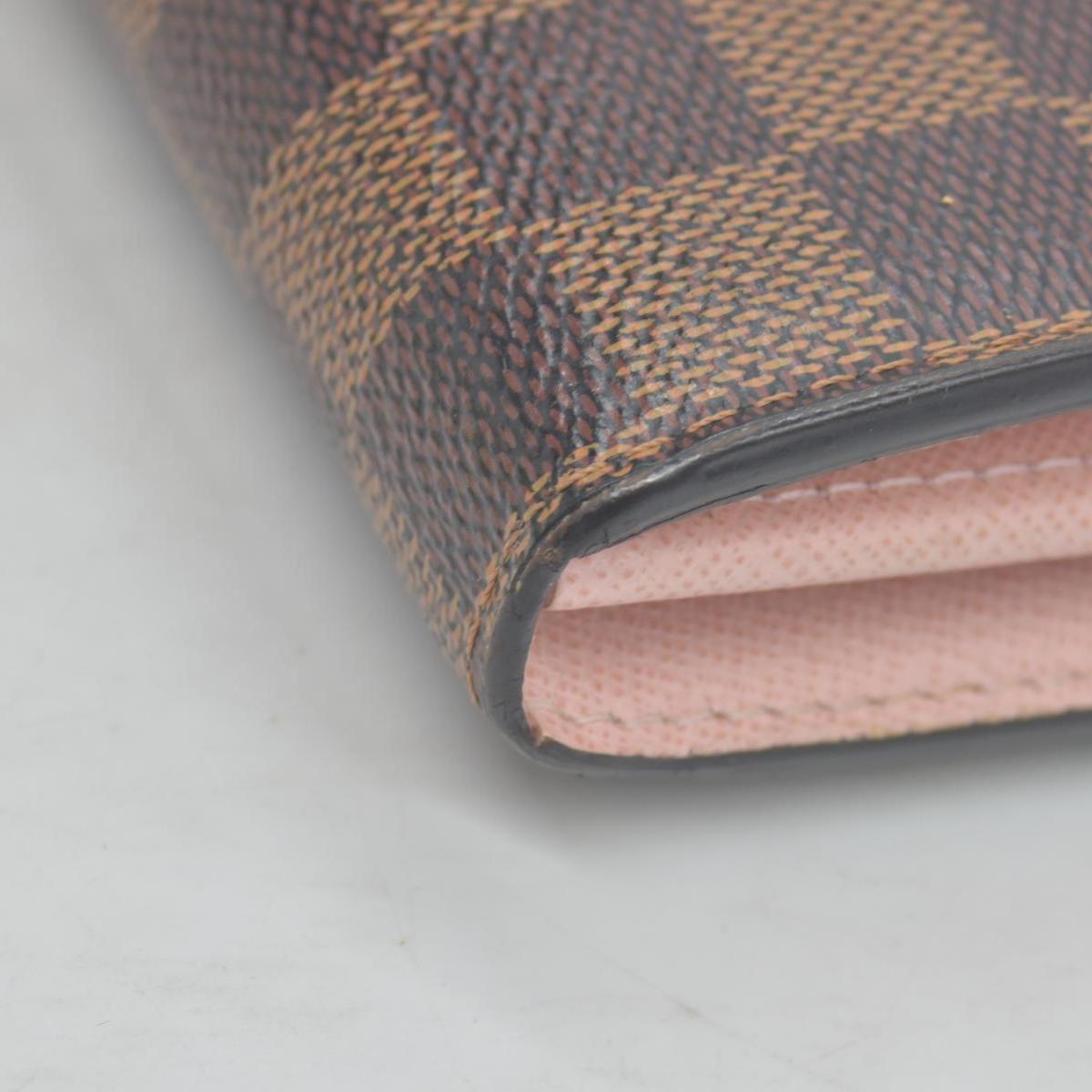 $775 2019 Louis Vuitton Damier Portefeuille Sarah Rose Ballerine Long Wallet CA4129