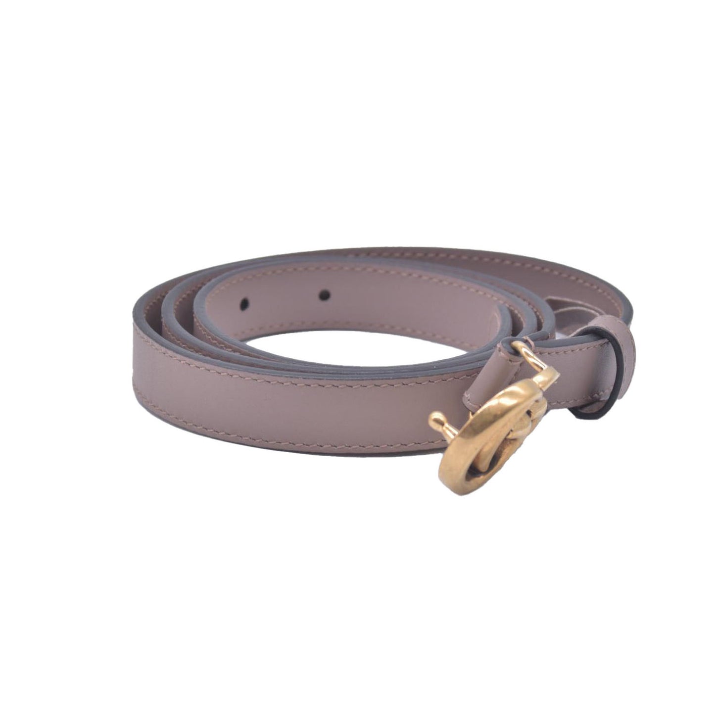 $440 Gucci  Double G Logo Leather Belt 85 34 CONSIGNMENT
