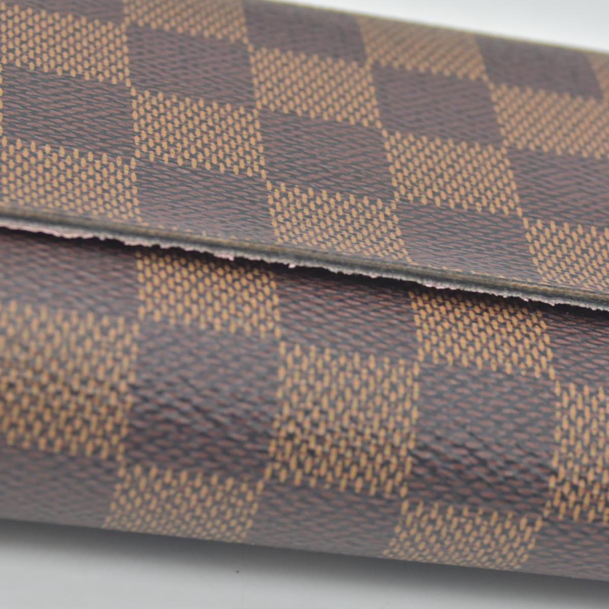 $775 2019 Louis Vuitton Damier Portefeuille Sarah Rose Ballerine Long Wallet CA4129