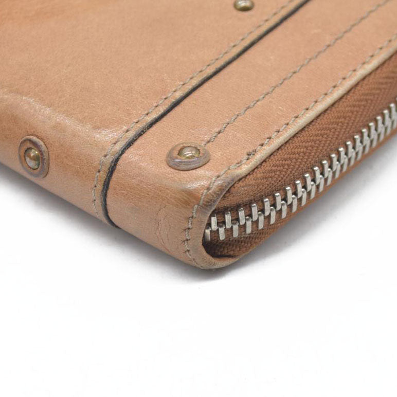 Chloe Paddington Beige Leather Long Wallet