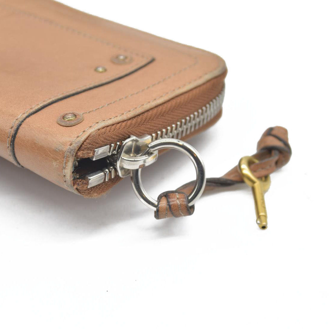 Chloe Paddington Beige Leather Long Wallet