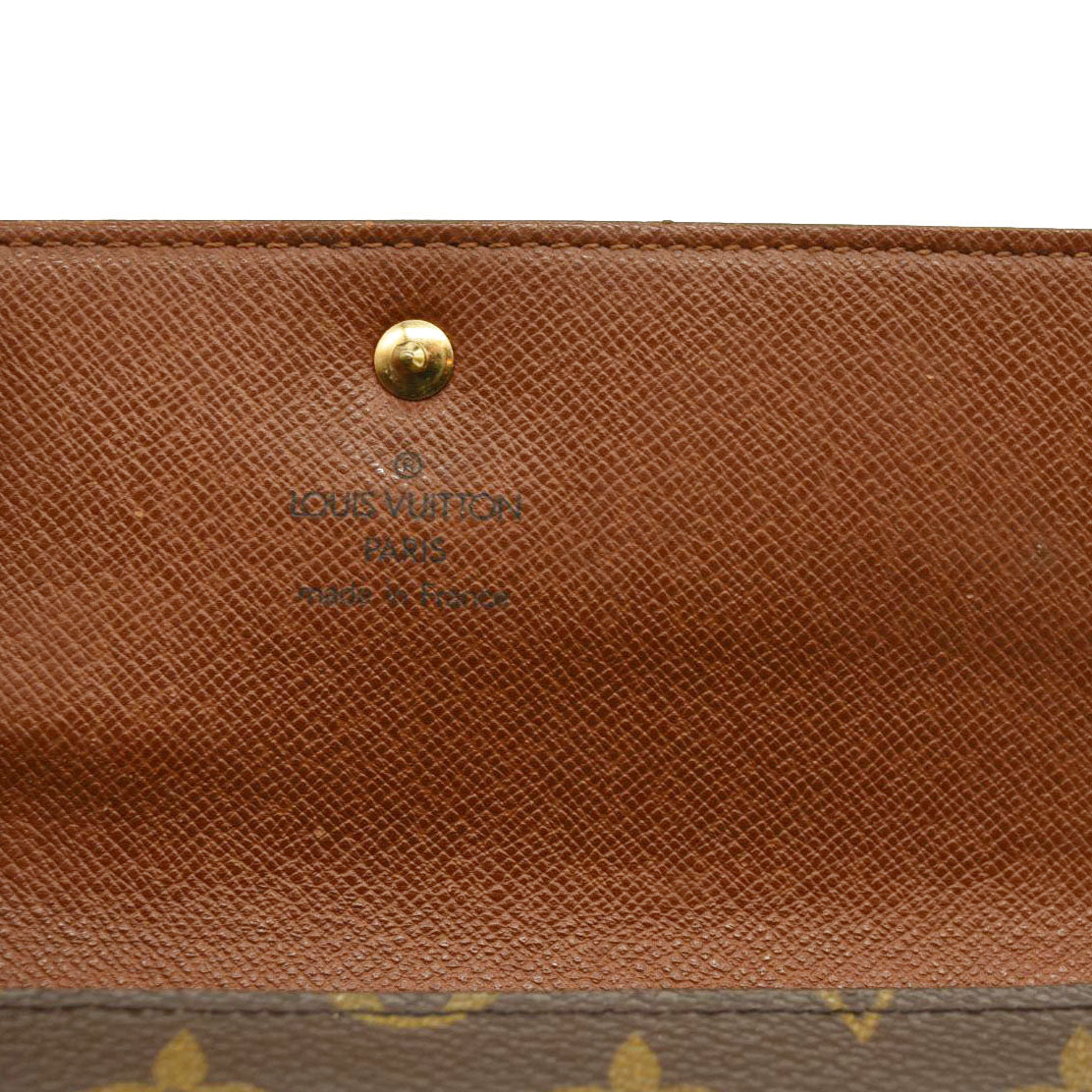 Louis Vuitton  Monogram Porte Tresor Etui Papiers Wallet MB0092